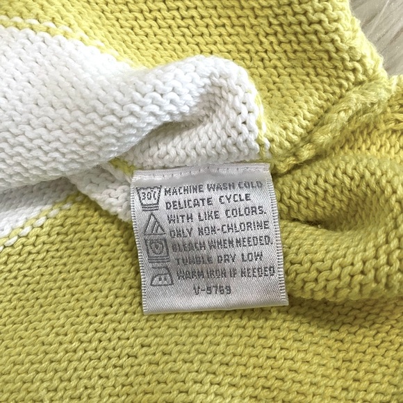 Pierre Cardin Striped Cotton Sweater (S) - Picture 8 of 13